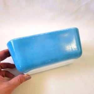 Vintage Horizon Blue Refrigerator Pyrex 502-B